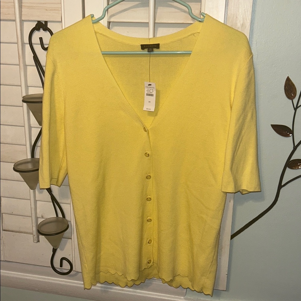 Talbots button down cardigan NWT - image 4